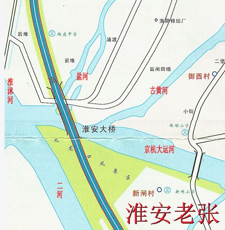 淮安大桥位置图