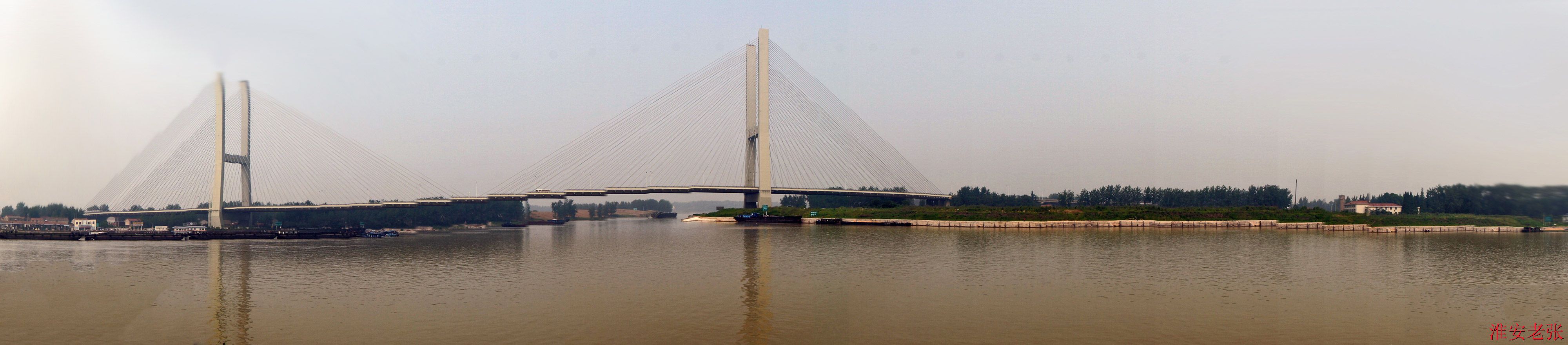 杨庄老街拍盐河及淮安大桥（2014-06-06 拍）