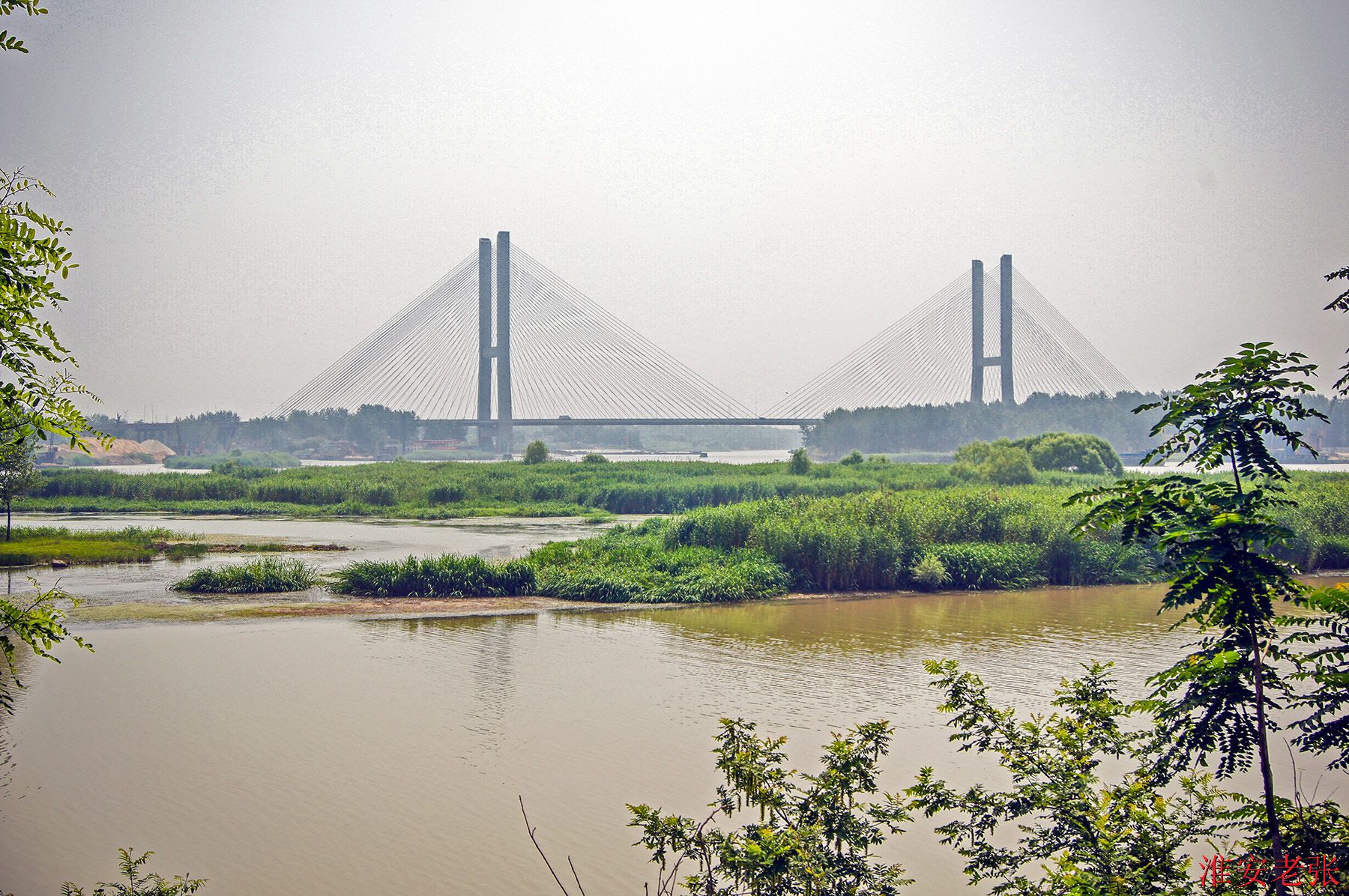 五河口拍淮安大桥（2014-06-11 拍）