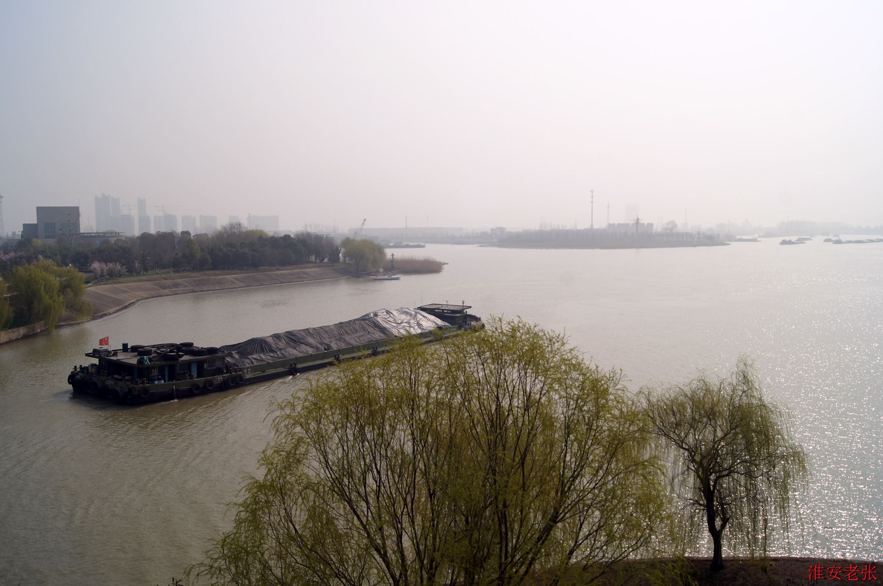 大运河水上立交桥（2021年3月14日拍）